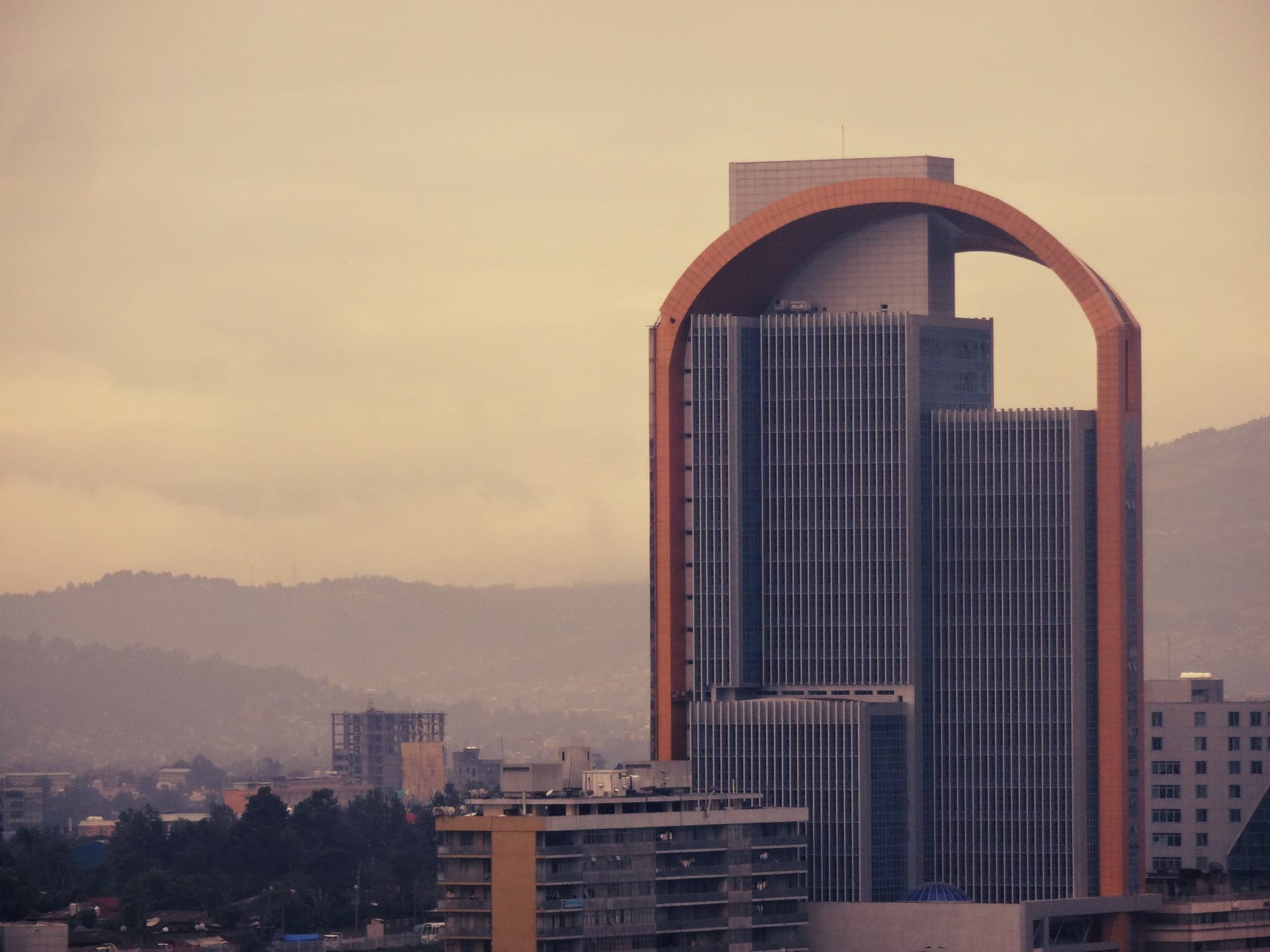 Addis Ababa city at night